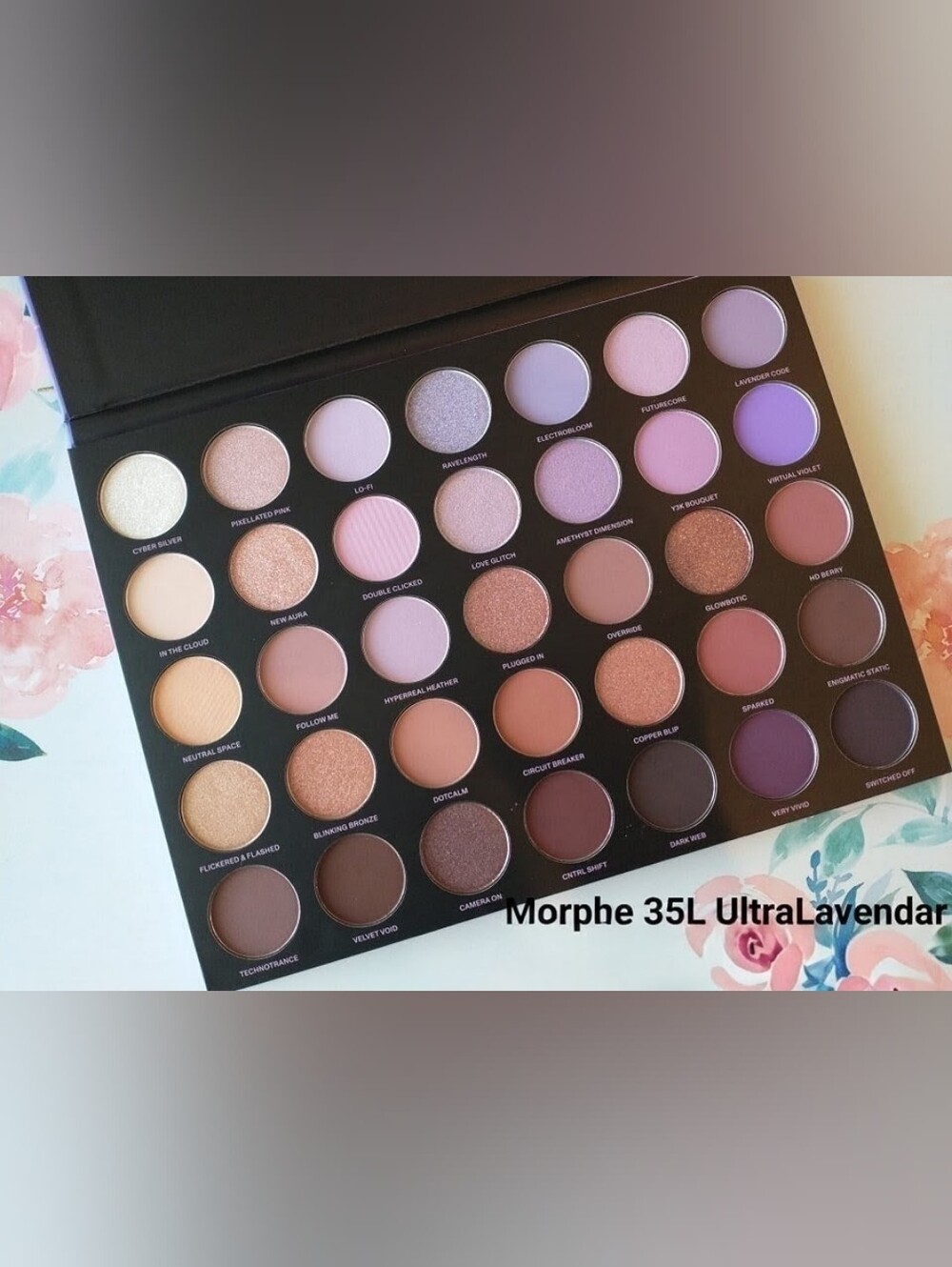 Morphe 35L Ultra Lavendar Ultimate Shimmer & Matte Eyeshadow Palette
